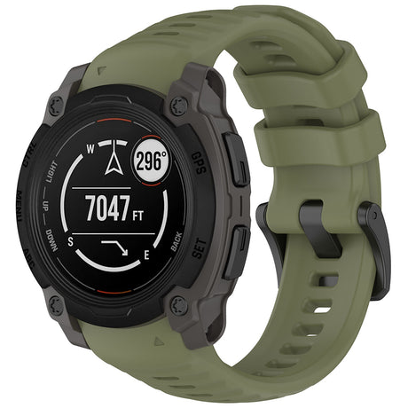Curea smartwatch Techsuit Watchband (W076) compatibil cu Garmin Instinct E 45mm, Verde