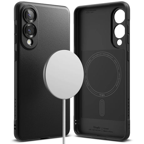 Husa de protectie Ringke Onyx MagSafe compatibil cu Samsung Galaxy S25 Edge, Negru
