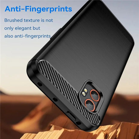 Husa de protectie Techsuit Carbon Silicone compatibil cu Samsung Galaxy Xcover7 Pro, Negru