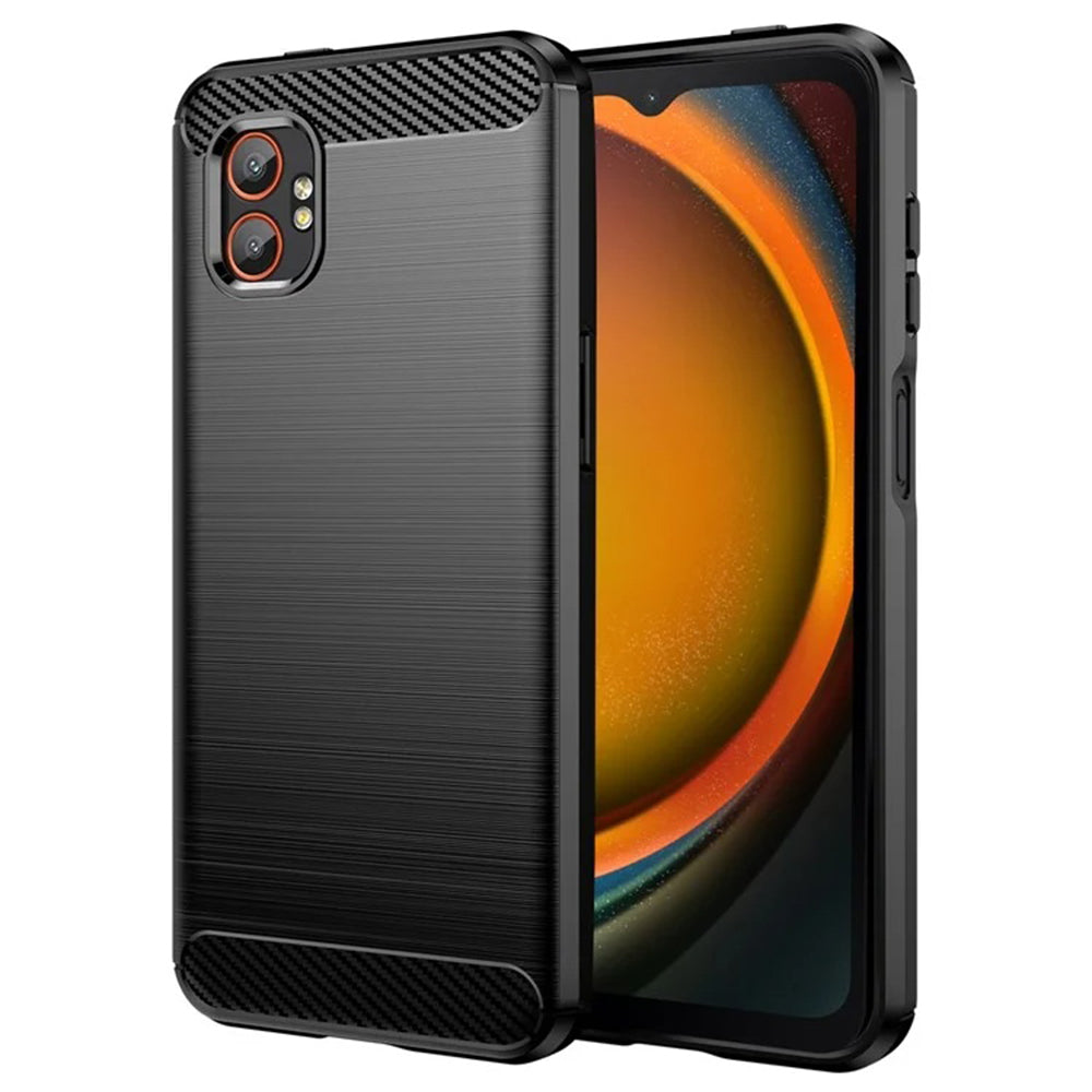 Husa de protectie Techsuit Carbon Silicone compatibil cu Samsung Galaxy Xcover7 Pro, Negru