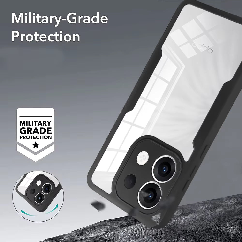 Folie de protectie Techsuit ColorVerse 360 Series + compatibil cu Oppo Reno13, Roz