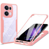 Folie de protectie Techsuit ColorVerse 360 Series + compatibil cu Oppo Reno13 Pro, Roz