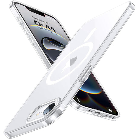 Husa de protectie Torras OriginFit-Mag Series compatibil cu iPhone 16e / iPhone 17e, Transparent