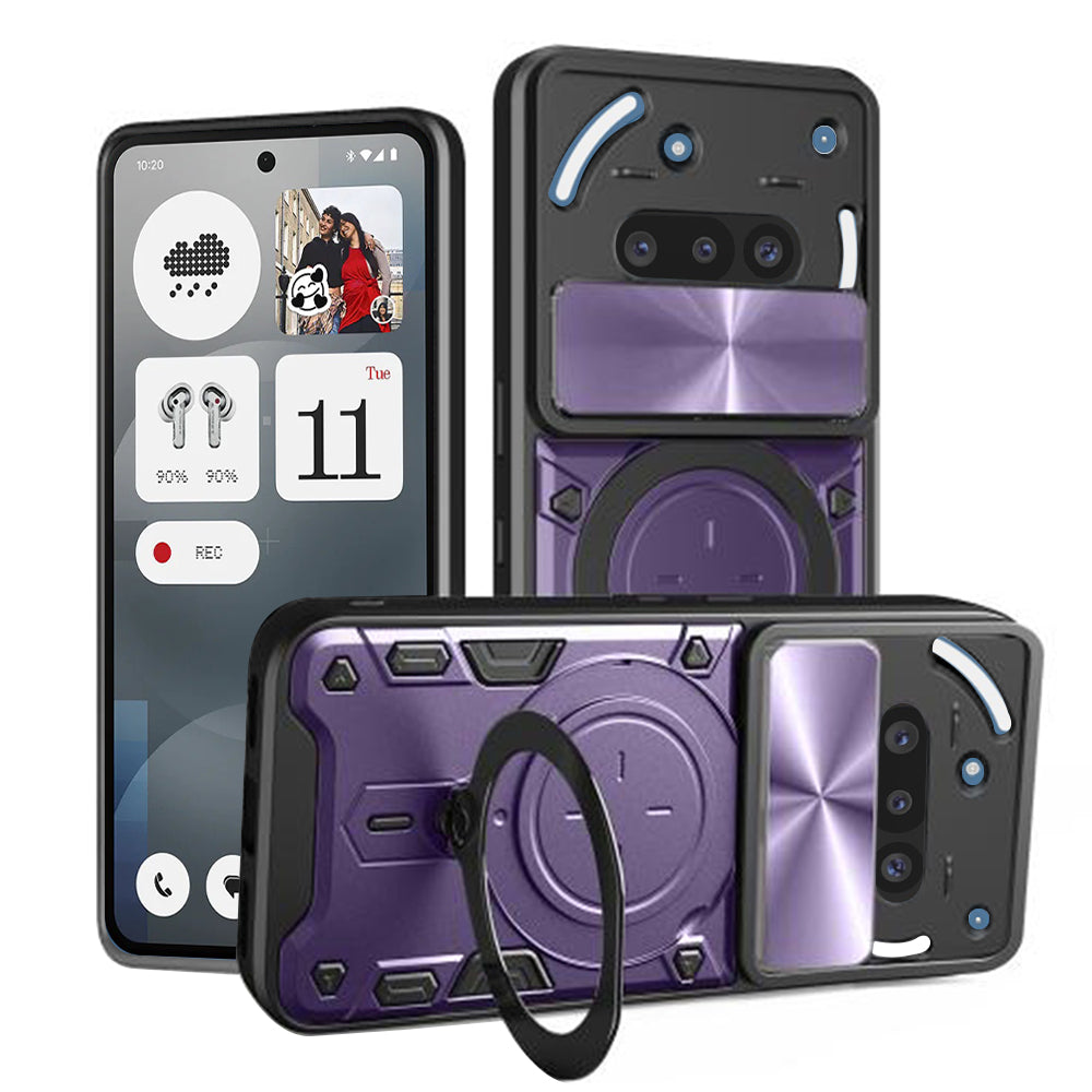 Husa de protectie Techsuit CamGuard Pro compatibil cu Nothing Phone (3a), Mov