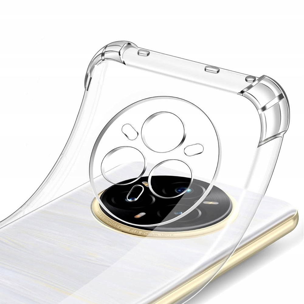 Husa de protectie Techsuit Shockproof Clear Silicone compatibil cu Realme 14 Pro, Transparent