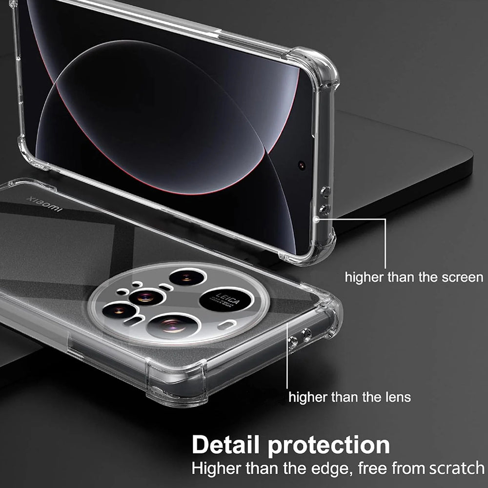 Husa de protectie Techsuit Shockproof Clear Silicone compatibil cu Xiaomi 15 Ultra, Transparent