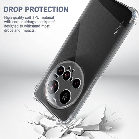Husa de protectie Techsuit Shockproof Clear Silicone compatibil cu Xiaomi 15 Ultra, Transparent