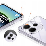 Husa de protectie Techsuit Shockproof Clear Silicone compatibil cu Xiaomi Redmi Note 14 4G (Standard), Transparent