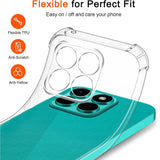 Husa de protectie Techsuit Shockproof Clear Silicone compatibil cu Honor X8c, Transparent