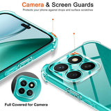 Husa de protectie Techsuit Shockproof Clear Silicone compatibil cu Honor X8c, Transparent