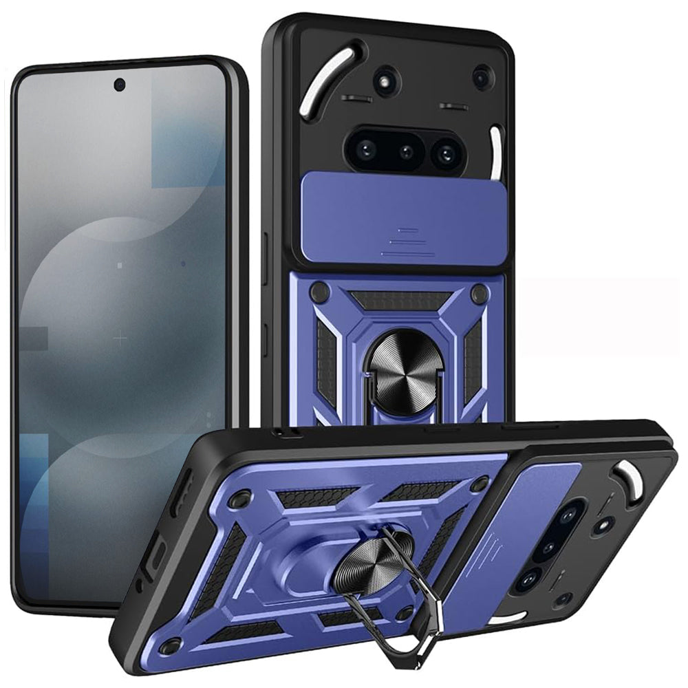 Husa de protectie Techsuit CamShield Series compatibil cu Nothing Phone (3a), Albastru