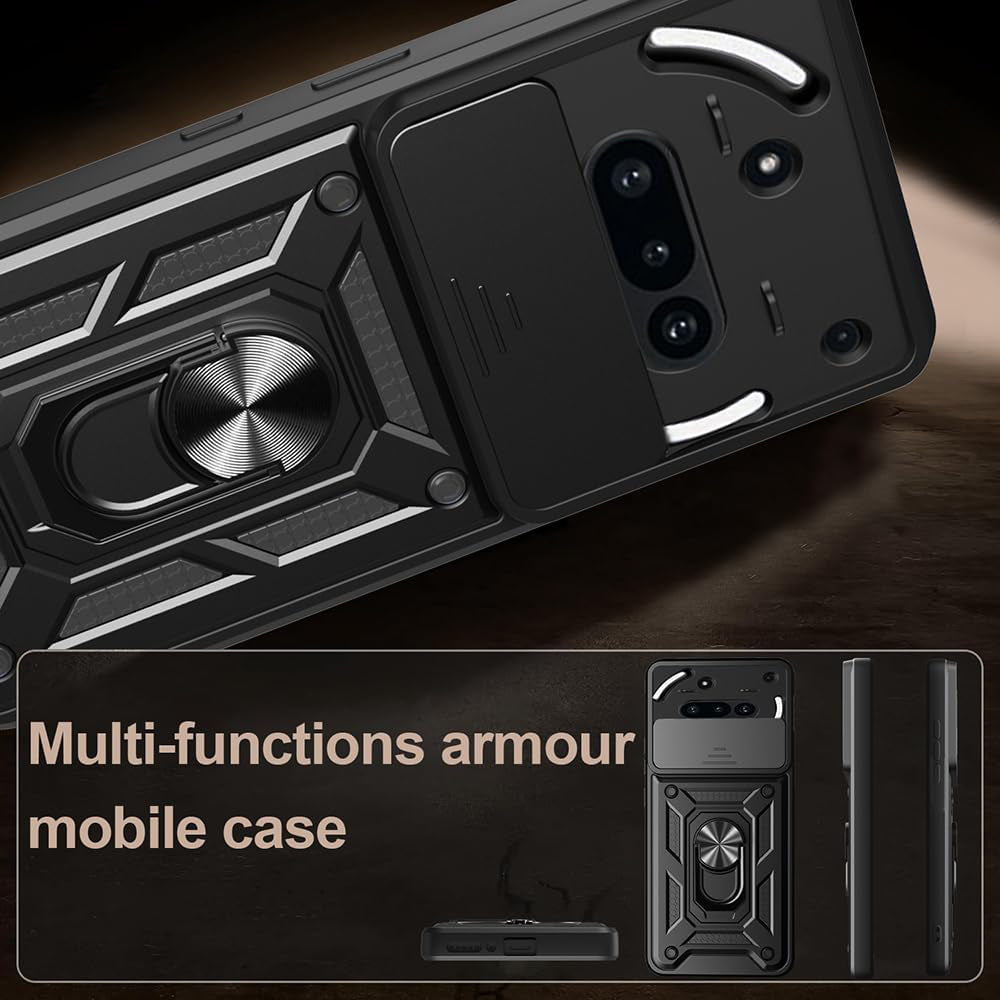 Husa de protectie Techsuit CamShield Series compatibil cu Nothing Phone (3a), Albastru