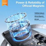 Husa de protectie Torras Pstand MagSafe compatibil cu Samsung Galaxy S25 Plus, Transparent