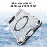 Husa de protectie Techsuit HoneyComb Shield MagSafe compatibil cu iPhone 16e / iPhone 17e, Alb