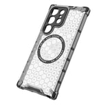 Husa de protectie Techsuit HoneyComb Shield MagSafe compatibil cu Samsung Galaxy S24 Ultra, Alb