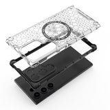 Husa de protectie Techsuit HoneyComb Shield MagSafe compatibil cu Samsung Galaxy S24 Ultra, Alb