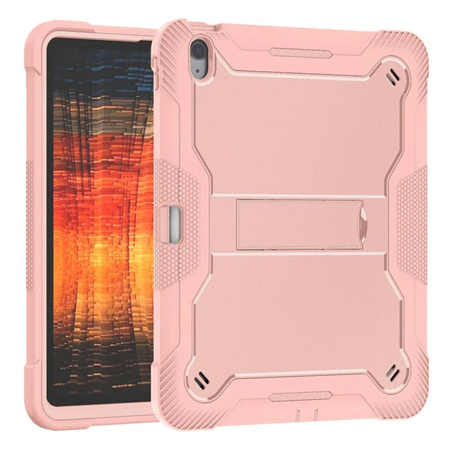 Husa de protectie tableta Techsuit Rugged TabShell + Screen Protector compatibil cu iPad Air 13 (2024) / Air 13 (2025) / Air 13 (2026), Roz Auriu