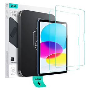 Husa de protectie tableta ESR Tempered Glass Screen Protector UltraFit Tray (set de 2) compatibil cu iPad 10 (2022) 10.9 / 11 (2025) / 12 (2026), Transparent