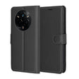 Husa de protectie Techsuit Leather Folio compatibil cu Realme 14 Pro, Negru