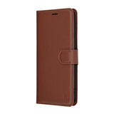 Husa de protectie Techsuit Leather Folio compatibil cu Honor X8c, Maro