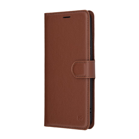 Husa de protectie Techsuit Leather Folio compatibil cu Honor X8c, Maro