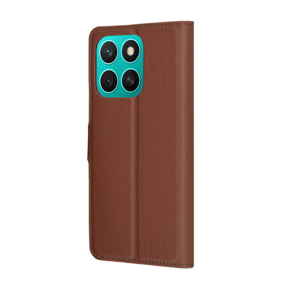 Husa de protectie Techsuit Leather Folio compatibil cu Honor X8c, Maro