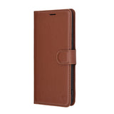 Husa de protectie Techsuit Leather Folio compatibil cu Realme 14 Pro, Maro
