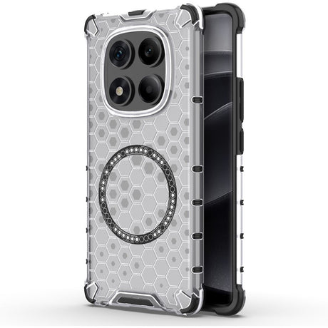 Husa de protectie Techsuit HoneyComb Shield MagSafe compatibil cu Xiaomi Redmi Note 14 Pro 4G, Alb