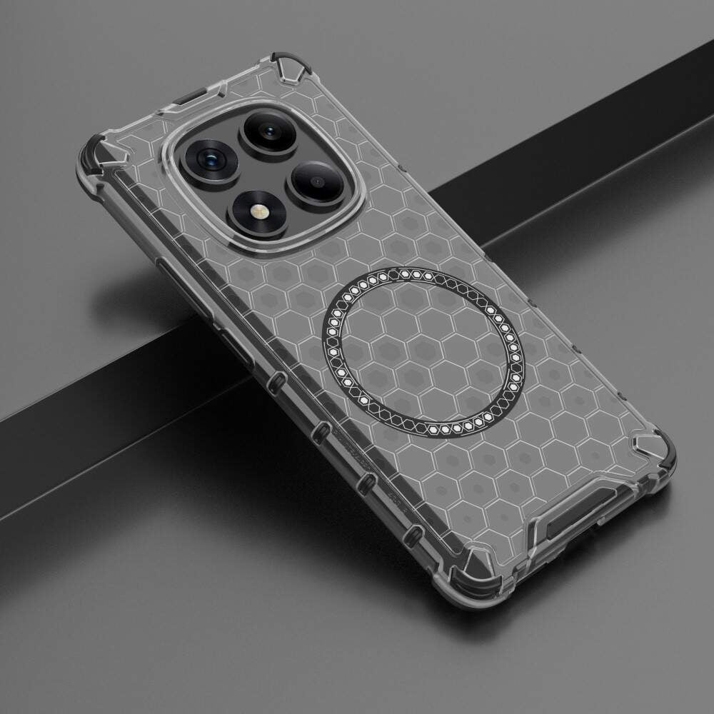 Husa de protectie Techsuit HoneyComb Shield MagSafe compatibil cu Xiaomi Redmi Note 14 Pro 4G, Negru