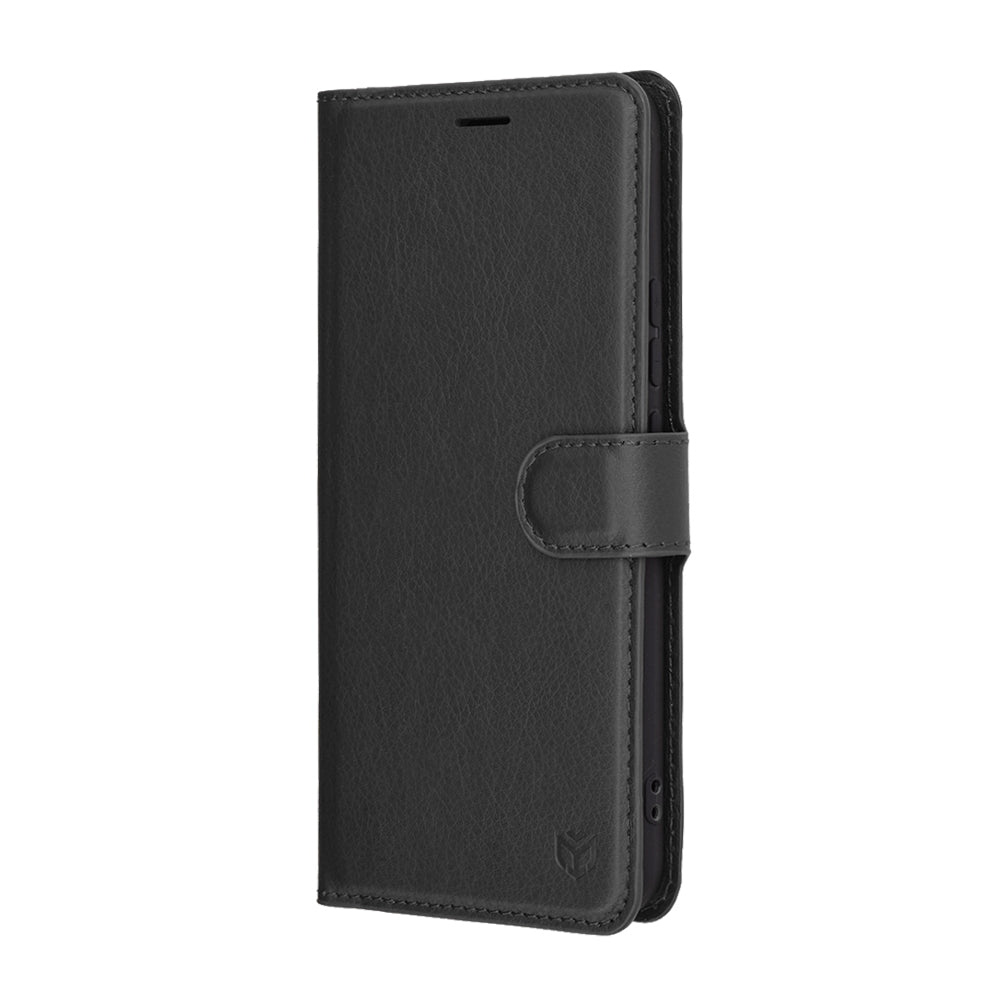 Husa de protectie Techsuit Leather Folio compatibil cu Realme 14 Pro+, Negru