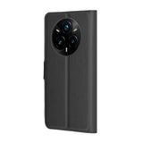 Husa de protectie Techsuit Leather Folio compatibil cu Realme 14 Pro+, Negru