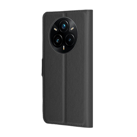 Husa de protectie Techsuit Leather Folio compatibil cu Realme 14 Pro+, Negru