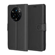 Husa de protectie Techsuit Leather Folio compatibil cu Realme 14 Pro+, Negru