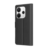 Husa de protectie Techsuit Leather Folio compatibil cu Xiaomi Redmi Note 14 4G (Regional), Negru
