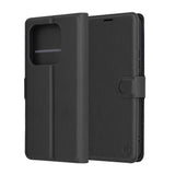 Husa de protectie Techsuit Leather Folio compatibil cu Xiaomi Redmi Note 14 4G (Regional), Negru