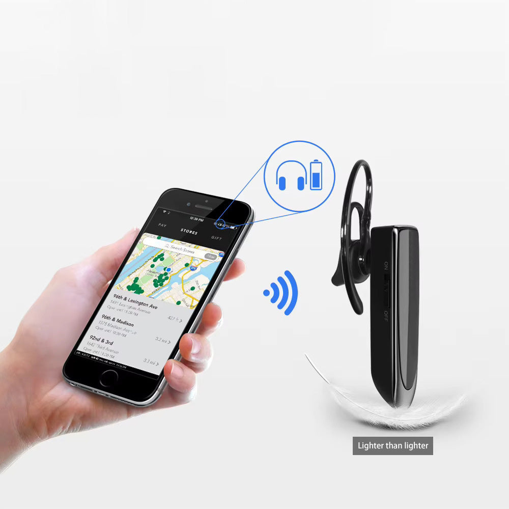Casti Techsuit Premium Bluetooth Headset UrbanEar (CB1), HandsFree, Type-C, Noise Cancelling, Light & Comfortable, Negru