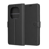 Husa de protectie Techsuit Leather Folio compatibil cu Xiaomi Redmi Note 14 Pro 5G / Redmi Note 14 Pro+ 5G / Poco X7, Negru