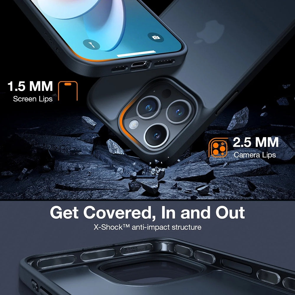Husa de protectie Torras Guardian Series compatibil cu Google Pixel 9a, Negru