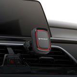 Suport Techsuit MagGrip (S5), Secure Magnetic Grip for Air Vent, Rotation Angle 360°, with Metal Plates, Negru /Red