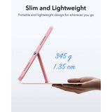 Husa de protectie tableta ESR Flip Hybrid (with Pencil Holder) compatibil cu iPad 10 (2022) 10.9 / 11 (2025) / 12 (2026), Roz