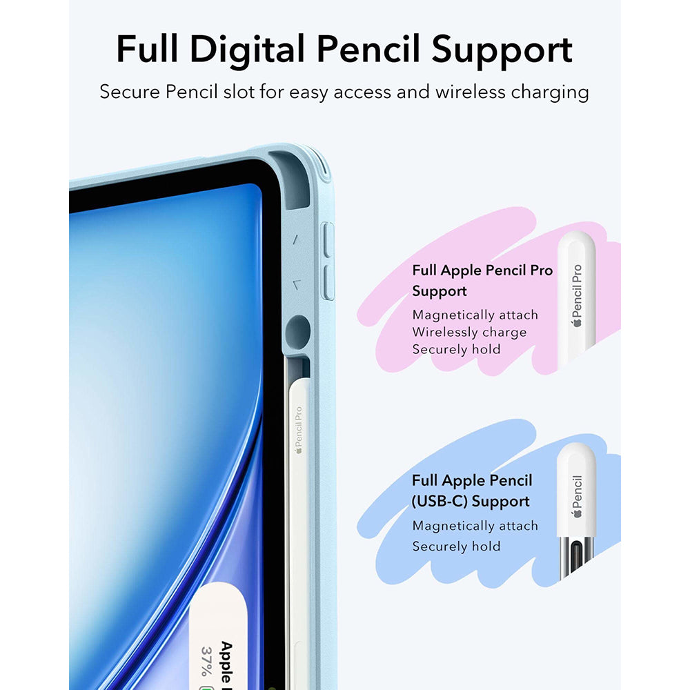 ESR Husa de protectie tableta ESR Flip Hybrid (with Pencil Holder) compatibil cu iPad Air 13 (2024) / Air 13 (2025) / Ai