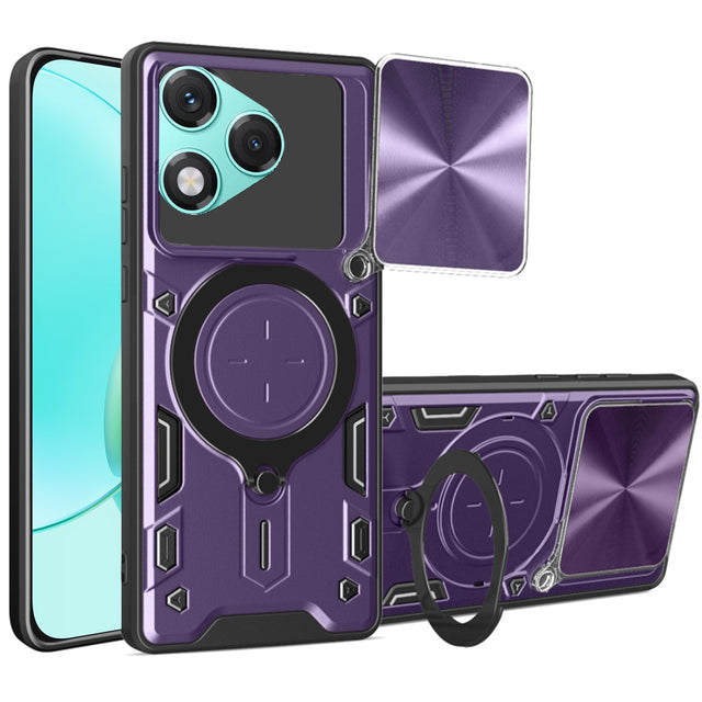 Husa de protectie Techsuit CamGuard Pro compatibil cu Honor 400 Lite, Mov