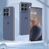 Husa de protectie Techsuit Shockproof Clear Silicone compatibil cu Motorola Edge 60 / Edge 60 Fusion, Transparent