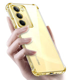 Husa de protectie Techsuit Shockproof Clear Silicone compatibil cu Realme 14x, Transparent