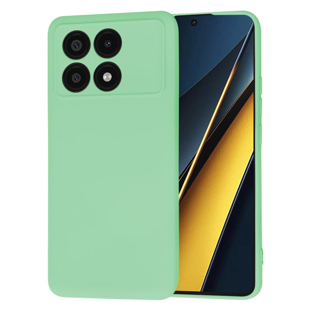 Husa de protectie Techsuit SoftFlex compatibil cu Xiaomi Poco X6 Pro, Verde Menta