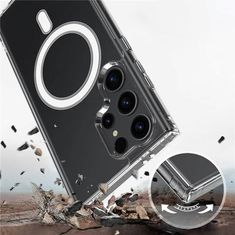 Husa de protectie Techsuit MagSafe Pro compatibil cu Samsung Galaxy S25 Ultra, Transparent