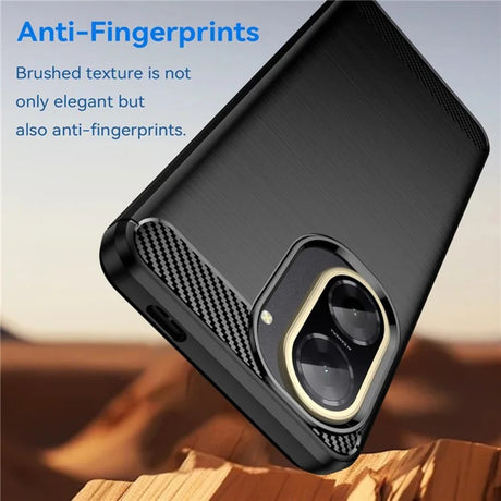 Husa de protectie Techsuit Carbon Silicone compatibil cu Xiaomi Redmi A5 4G (Standard), Negru