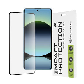 Folie de protectie Techsuit 111D Full Cover / Full Glue Glass compatibil cu Xiaomi Redmi Note 14S, Negru