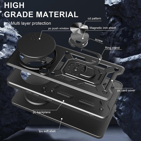Husa de protectie Techsuit CamShield Series compatibil cu Xiaomi Redmi A5 4G (Standard), Negru