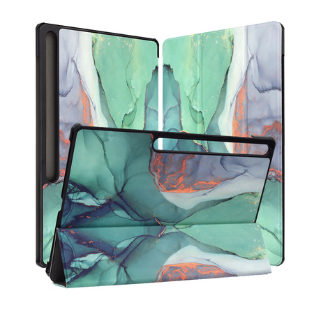 Husa de protectie tableta Techsuit FoldPro compatibil cu Samsung Galaxy Tab S10 FE Plus, Verde Time